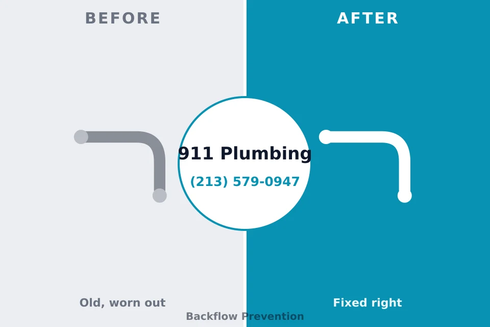 Before and after: plumbing company Jeanerette, LA